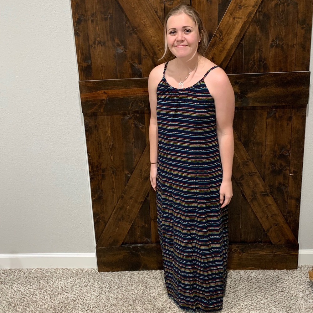 Colorful maxi dress
